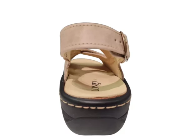 Longo Longo Leren Dames Sandalen