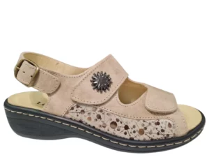 Longo Longo Leren Dames Sandalen