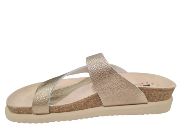 Mephisto Mephisto Helen Gouden Leren Dames Slippers