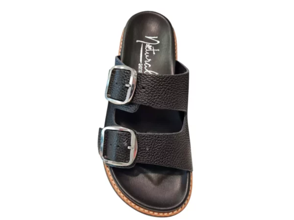 Natural Sense Natural Sense Leren Dames Slippers