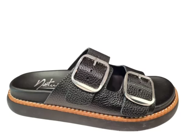 Natural Sense Natural Sense Leren Dames Slippers