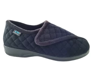 Q Fit Q Fit Rebecca Zwarte Dames Verbandpantoffels