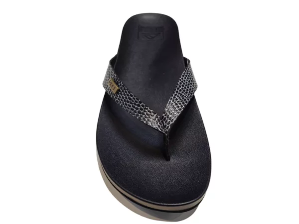 Reef Reef Cushion Court Black Sassy Dames Teenslippers