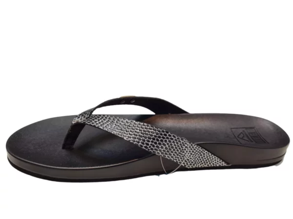 Reef Reef Cushion Court Black Sassy Dames Teenslippers