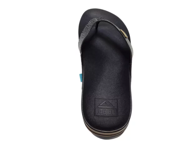 Reef Reef Cushion Court Black Sassy Dames Teenslippers
