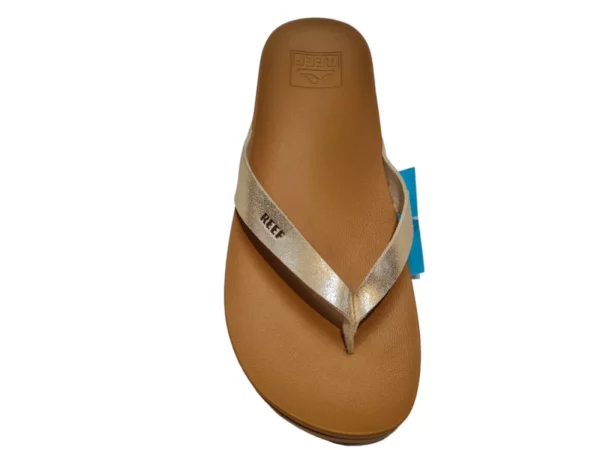 Reef Reef Cushion Court Tan Champagne Dames Teenslippers