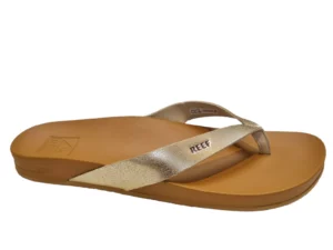Reef Reef Cushion Court Tan Champagne Dames Teenslippers