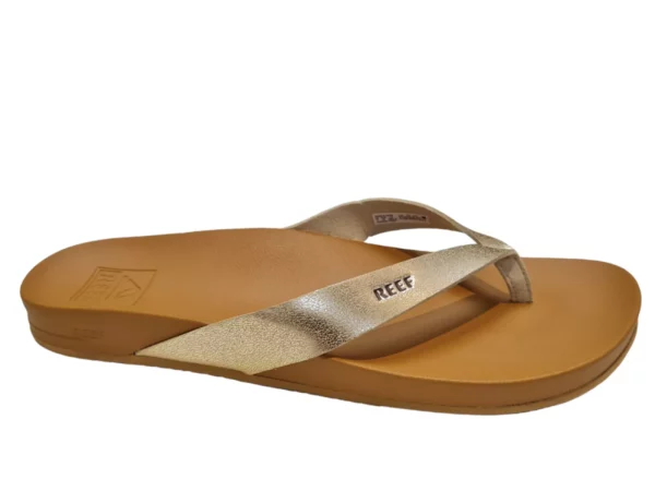 Reef Reef Cushion Court Tan Champagne Dames Teenslippers