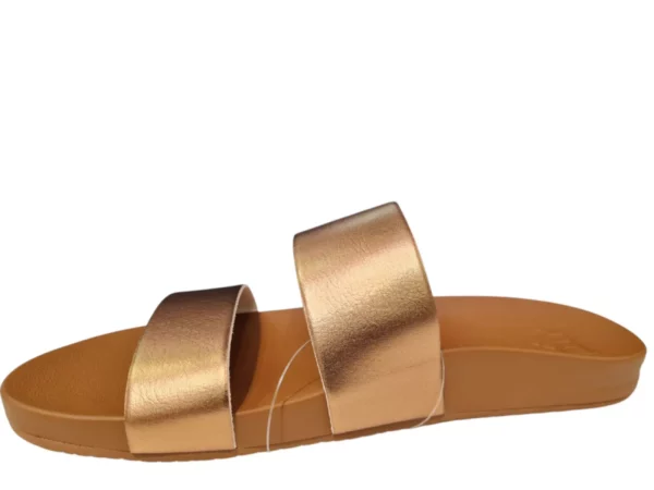 Reef Reef Cushion Vista Copper Tan Dames Slippers