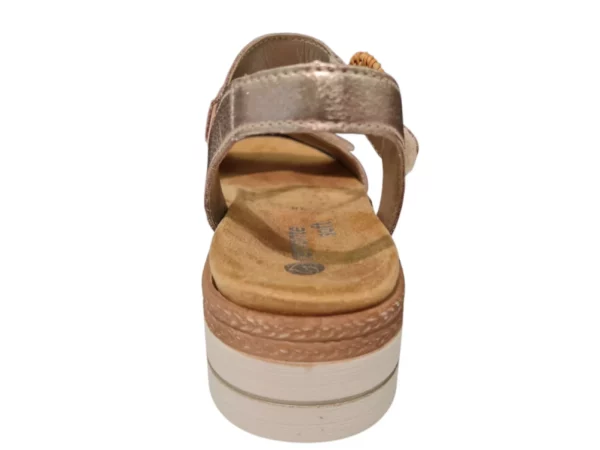 Remonte Remonte Gouden Leren Dames Sandalen