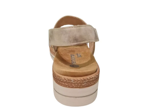 Remonte Remonte gouden Leren Dames Sandalen