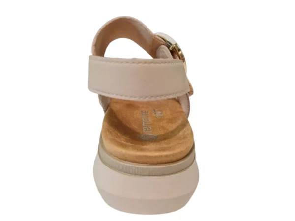 Remonte Remonte Licht Grijze Leren Dames Sandalen