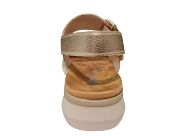 Remonte Remonte Gouden Leren Dames Sandalen