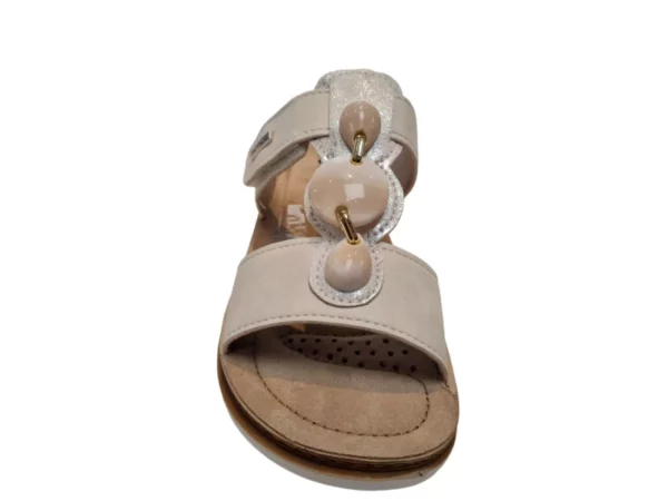 Rohde Rohde Witte Leren Dames Slippers