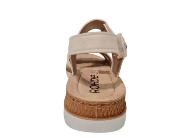 Rohde Rohde Witte Leren Dames Sandalen