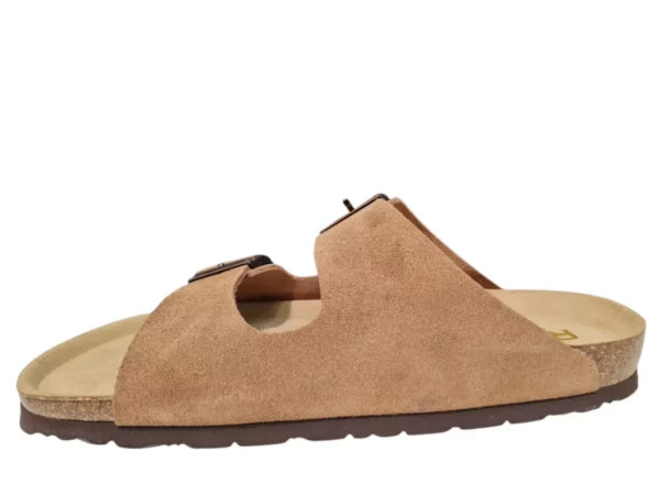 Rohde Rohde Beige Leren Heren Slippers
