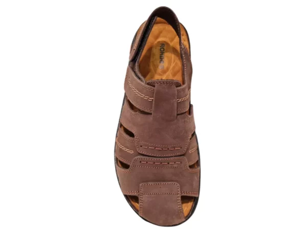 Rohde Rohde Bruine Leren Heren Sandalen