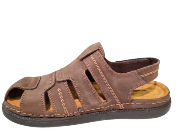 Rohde Rohde Bruine Leren Heren Sandalen