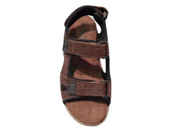 Rohde Rohde Bruine Nubuck Heren Sandalen