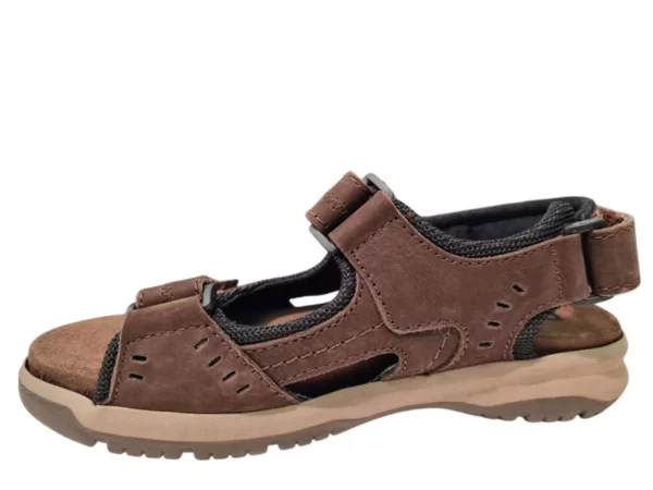 Rohde Rohde Bruine Nubuck Heren Sandalen