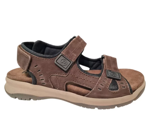 Rohde Rohde Bruine Nubuck Heren Sandalen