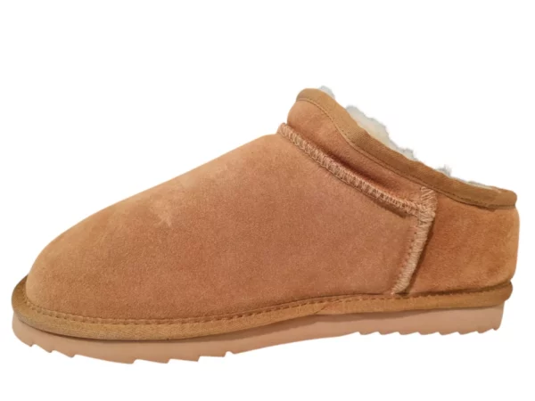 Warmbat Warmbat - Conner Bruine Dichte Heren Pantoffels