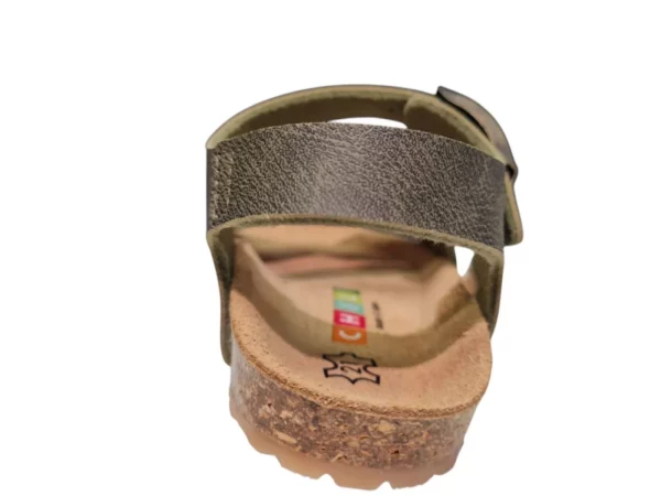 Chili Kipling/Chili George 1 Khaki 0420 Groen leren Jongens Sandalen