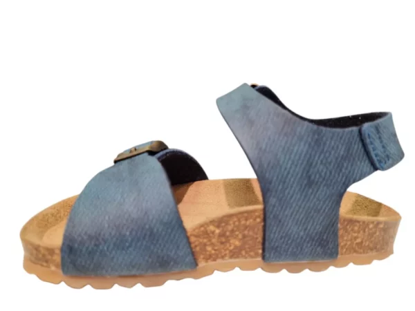 Chili Kipling/Chili George 1 Navy 0525 Blauwe Leren Jongens Sandalen