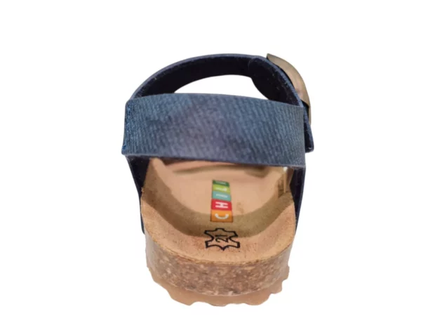 Chili Kipling/Chili George 1 Navy 0525 Blauwe Leren Jongens Sandalen