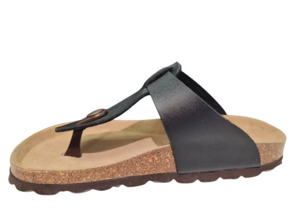 Chili Kipling/Chili Juan 4 Black 0900 Zwarte Leren Jongens Teen Sandalen