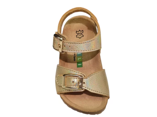 Chili Kipling/Chili Milano 1 Gold 0399 Leren Meisjes Sandalen