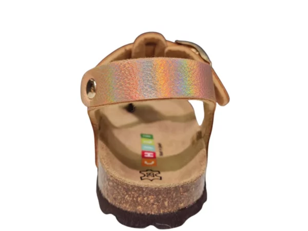 Chili Kipling/Chili Milano 2 Champagne 0755 Leren Meisjes Teen Sandalen