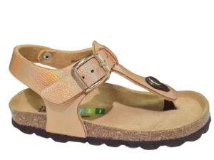 Chili Kipling/Chili Milano 2 Champagne 0755 Leren Meisjes Teen Sandalen