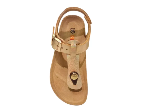 Chili Kipling/Chili Milano 2 Gold 0399 Leren Meisjes Sandalen