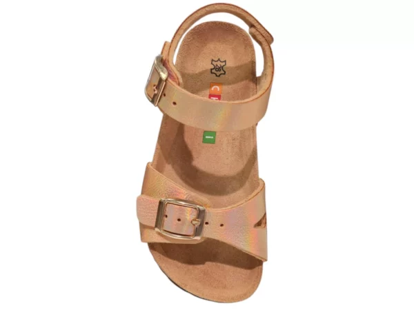 Chili Kipling/Chili Milano 3 Champagne 0755 Leren Meisjes Sandalen