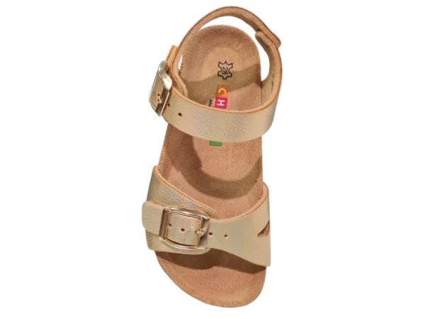 Chili Kipling/Chili Milano 3 Gold 0399 Leren Meisjes Sandalen
