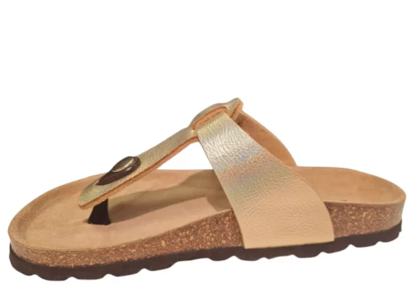 Chili Kipling/Chili Milano 4 Gold 0399 Leren Meisjes Slippers