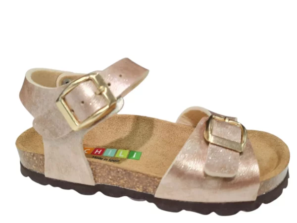 Chili Kipling/Chili Pilar 2 Champagne 0755 Leren Meisjes Sandalen