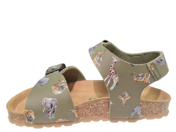 Chili Kipling/Chili Safari 1 Khaki 0420 Leren Jongens Sandalen