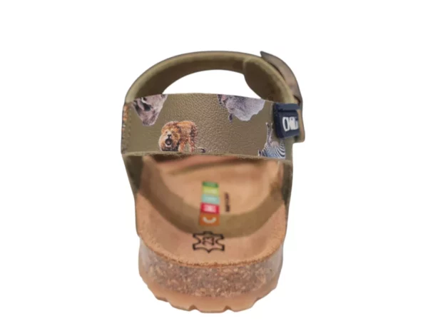 Chili Kipling/Chili Safari 1 Khaki 0420 Leren Jongens Sandalen