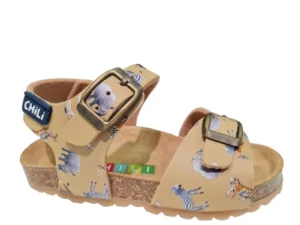Chili Kipling/Chili Safari 1 Taupe 0713 Jongens Sandalen