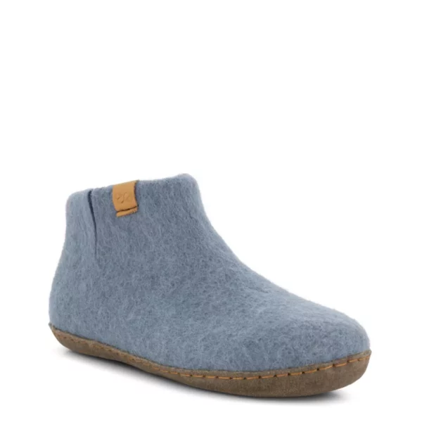 Green Comfort Green Comfort Uniseks Hoge Wollen Pantoffel Licht Blauw