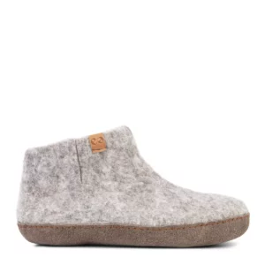 Green Comfort Green Comfort Uniseks Hoge Wollen Pantoffel licht Grijs