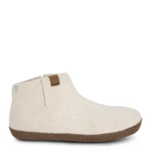 Green Comfort Green Comfort Uniseks Hoge Wollen Pantoffel Wit
