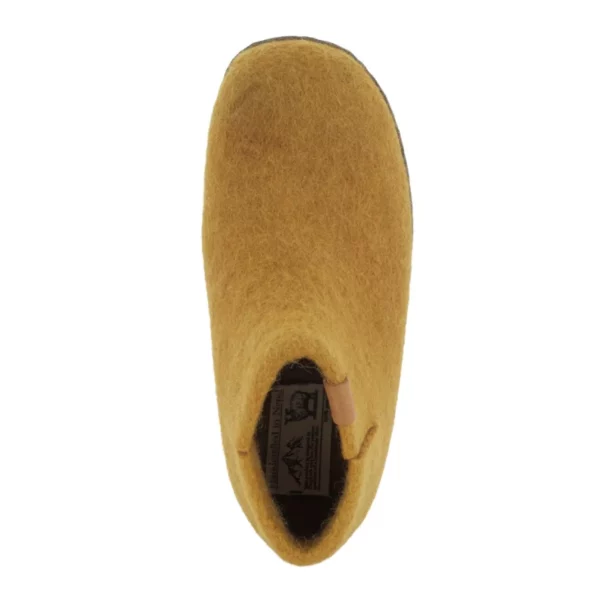 Green Comfort Green Comfort Uniseks Hoge Wollen Pantoffel Geel