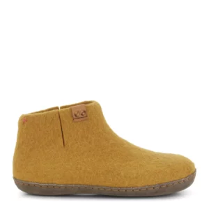 Green Comfort Green Comfort Uniseks Hoge Wollen Pantoffel Geel