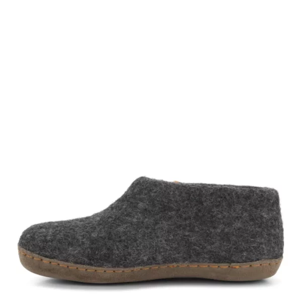Green Comfort Green Comfort Uniseks Lage wollen Pantoffel Donker Grijs