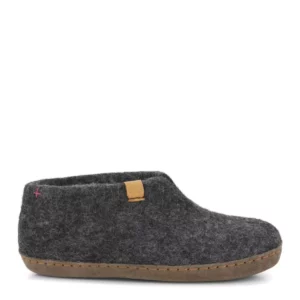 Green Comfort Green Comfort Uniseks Lage wollen Pantoffel Donker Grijs