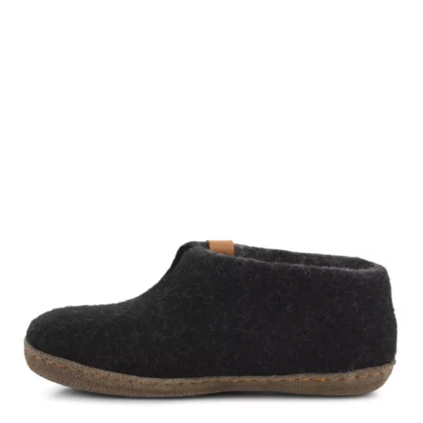 Green Comfort Green Comfort Uniseks Lage wollen Pantoffel Zwart