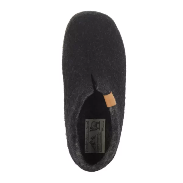 Green Comfort Green Comfort Uniseks Lage wollen Pantoffel Zwart